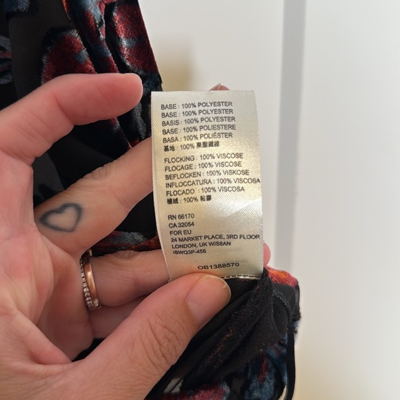 Free People Revolve Tied to You Tank in Dark Combo - Picture 8 of 8